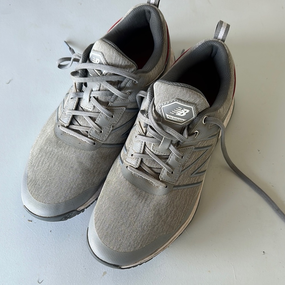 New Balance Gray Golf Shoes with Cushioned Comfort